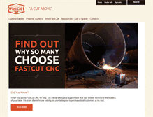 Tablet Screenshot of fastcutcnc.com